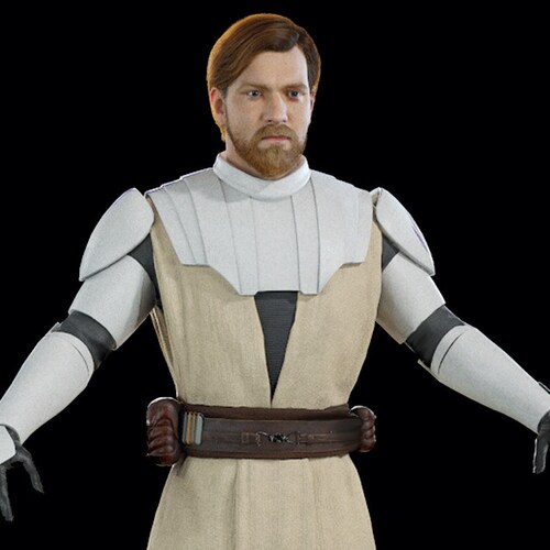 Agencia de viajes Directamente dividendo General Kenobi Wearable Armor Obi Wan Kenobi 3D Model - Etsy