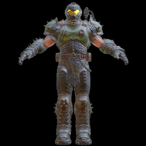 Armatura indossabile Doom The Dark Ages + Scudo rotante + Accessori - Doomguy - File di stampa 3D Doomslayer Armatura Doom Dark Ages Scudo Doom Dark Ages