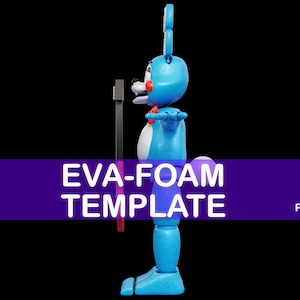 FNAF 2 Toy Bonnie Wearable Armor and Helmet Mask - EVA TEMPLATE - Eva ...