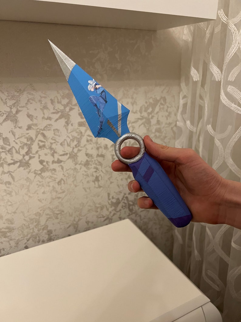 Valorant Go Jett Kunai Knife 3D Printed Valorant Knife - Etsy Israel