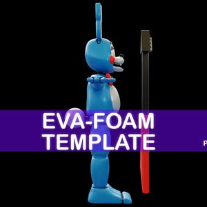 FNAF 2 Toy Bonnie Wearable Armor and Helmet Mask - EVA TEMPLATE - Eva ...