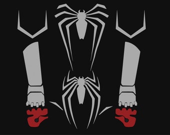 PS5 Marvel's Spider-Man 2 Advanced  Suit Details - Advanced Suit 2.0 Details 3D Model - STL File - 3D Printable Model