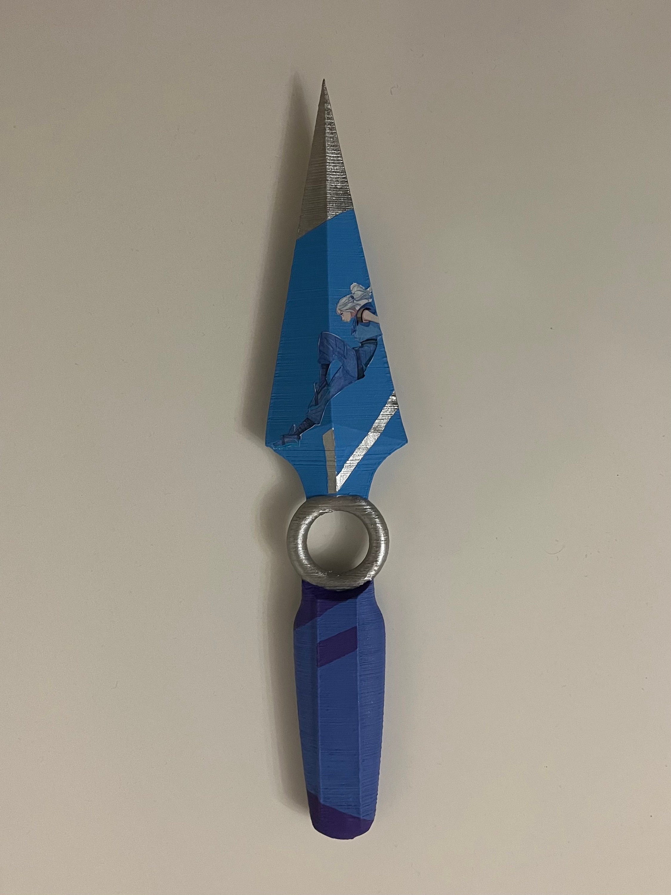 Valorant Go Jett Kunai Knife 3D Printed Valorant Knife - Etsy Israel