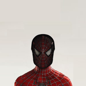 Spiderman Faceshell Raimi Version -3D Print File -Sam Raimi Movie Accurate Faceshell