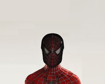 ライミ版スパイダーマン フェイスシェル レプリカ - 3Dプリント可能な