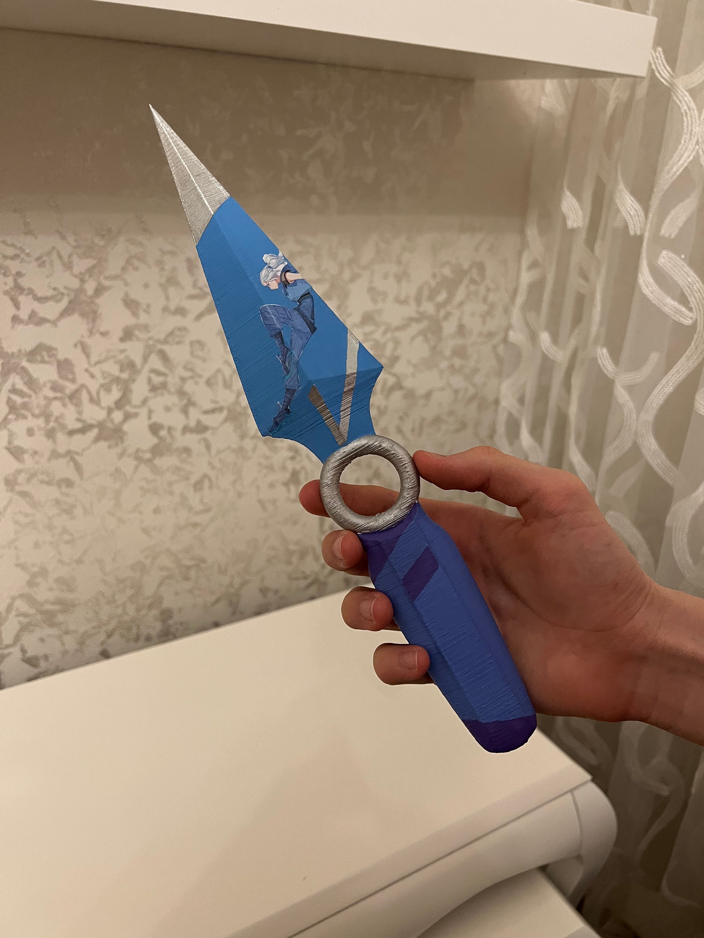 Valorant Go Jett Kunai Knife 3D Printed Valorant Knife Etsy