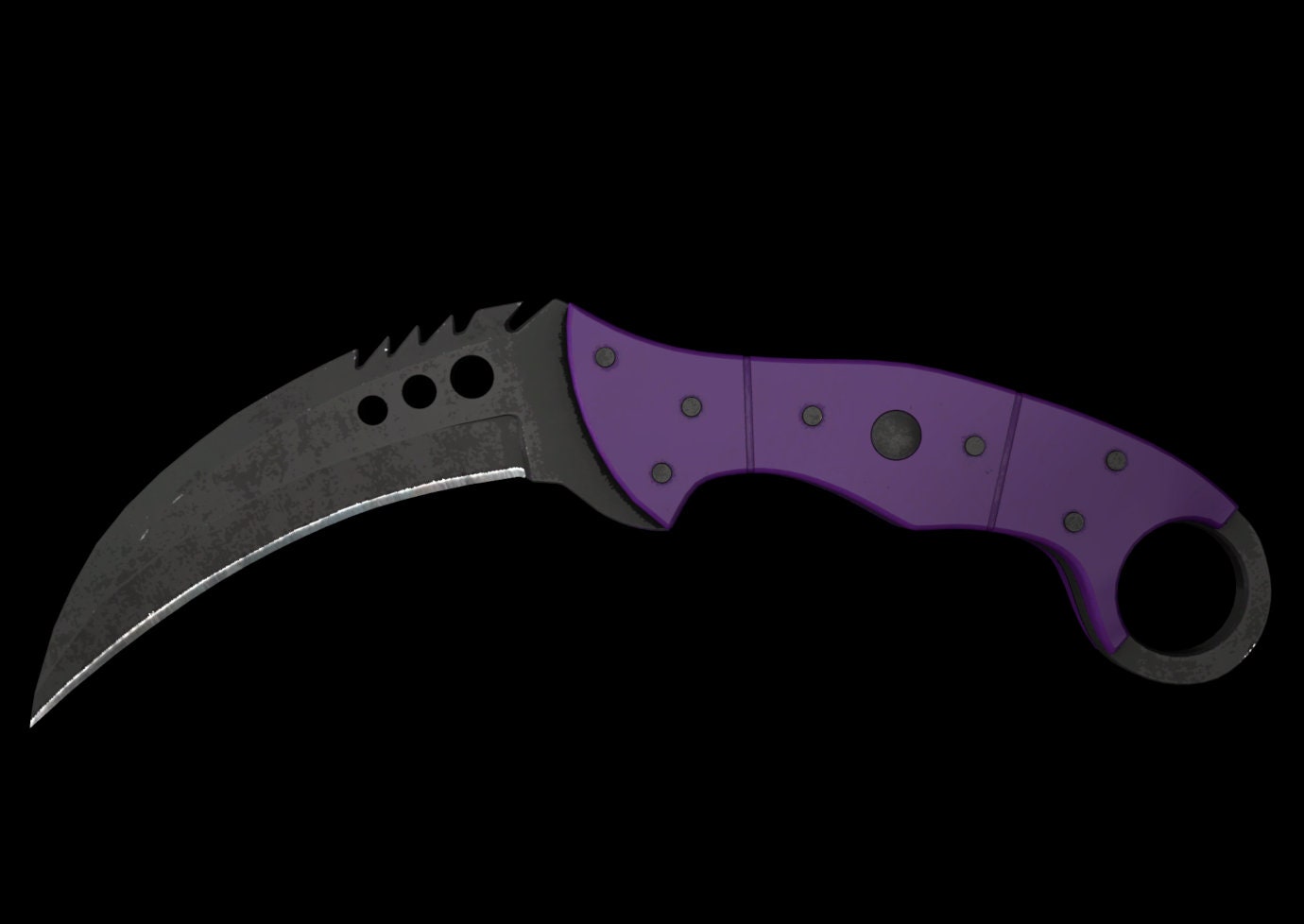 CSGO Talon Knife 3D Printed Talon Knife CSGO -