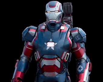 iron man 3 patriot helmet 3D PRINTED (NEW ENGLAND PATRIOTS) Iron Man 3: Iron Patriot