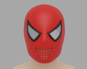 ライミ版スパイダーマン フェイスシェル レプリカ - 3Dプリント可能な