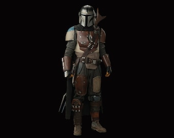The Mandalorian Full Wearable Beskar Season 1 Armor with Jetpack, Pulse Propand Extras- 3D Print File - STL Model - 3D Model - Cosplay -