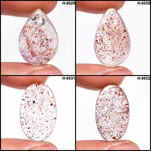 Outstanding Lepidocrocite Quartz Top Grade Quality 100% Natural Lepidocrocite Quartz Cabochon Loose Gemstone For Making Jewelry