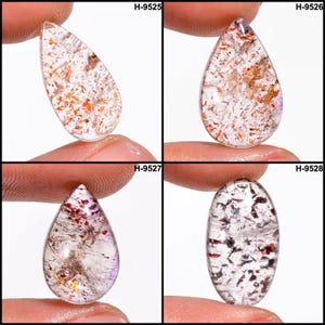 Mind Blowing Lepidocrocite Quartz Top Grade Quality 100% Natural Lepidocrocite Quartz Cabochon Loose Gemstone For Making Jewelry