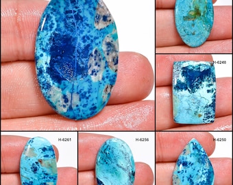 Meravigliosa pietra preziosa sfusa Shattuckite Cabochon di Shattuckite naturale al 100% di alta qualità, ideale per realizzare gioielli.