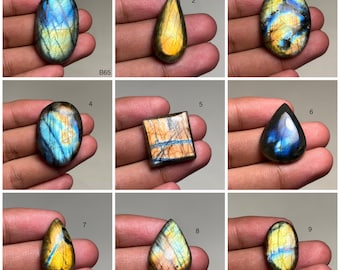 Awesome Labradorite Top Grade Quality 100% Natural Labradorite Cabochon Loose Gemstone For Making Jewelry B-65