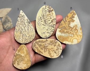 Attractive Psilomelane Dendrite Top Grade Quality 100% Natural Psilomelane Dendrite Cabochon Loose Gemstone For Making Jewelry B-51