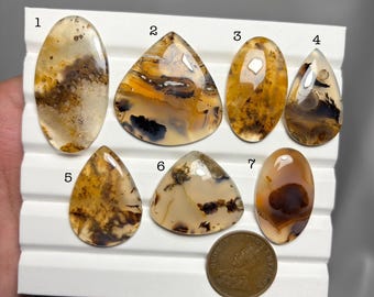 Stunning Montana Agate Top Grade Quality 100% Natural Montana Agate Cabochon Loose Gemstone For Making Jewelry B-59