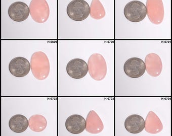 Glorious Rose Quartz Top Grade Quality 100% Natural Rose Quartz Cabochon Loose Gemstone For Making Jewelry