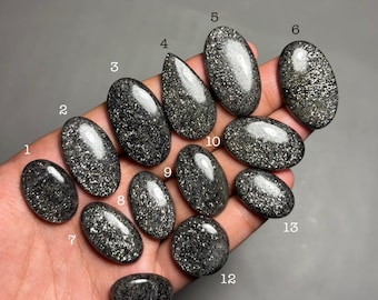 Ultimate Black Sunstone Top Grade Quality 100% Natural Black Sunstone Cabochon Loose Gemstone For Making Jewelry B-36