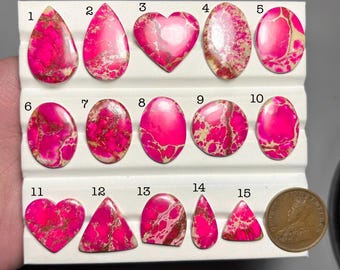 Pink Sea Sediment Jasper Top Grade Quality Pink Sea Sediment Jasper Cabochon Loose Gemstone For Making Jewelry B-228