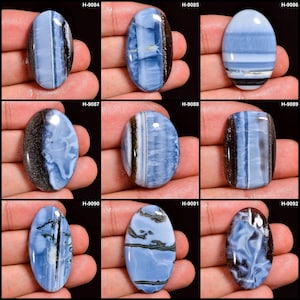 Gorgeous Blue Opal Top Grade Quality 100% Natural Blue Opal Cabochon Loose Gemstone For Making Jewelry