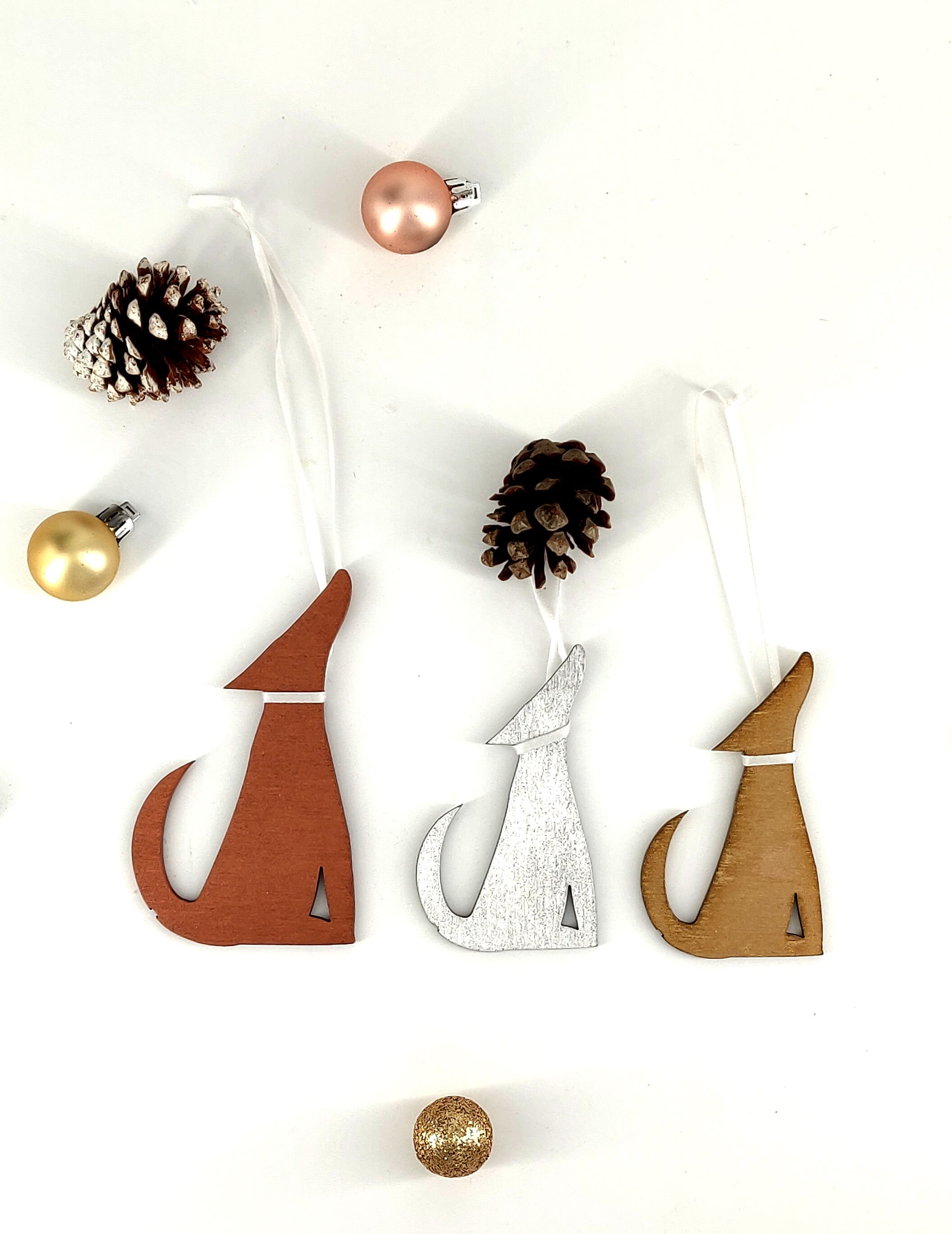 Coyote Christmas Ornament 