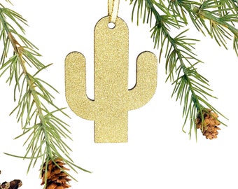 Cactus Ornament (5 pack / 10 pack / 25 pack)/ Christmas Ornament / Arizona Ornament / Holiday Saguaro / Cactus Christmas Decor / Cactus Gift