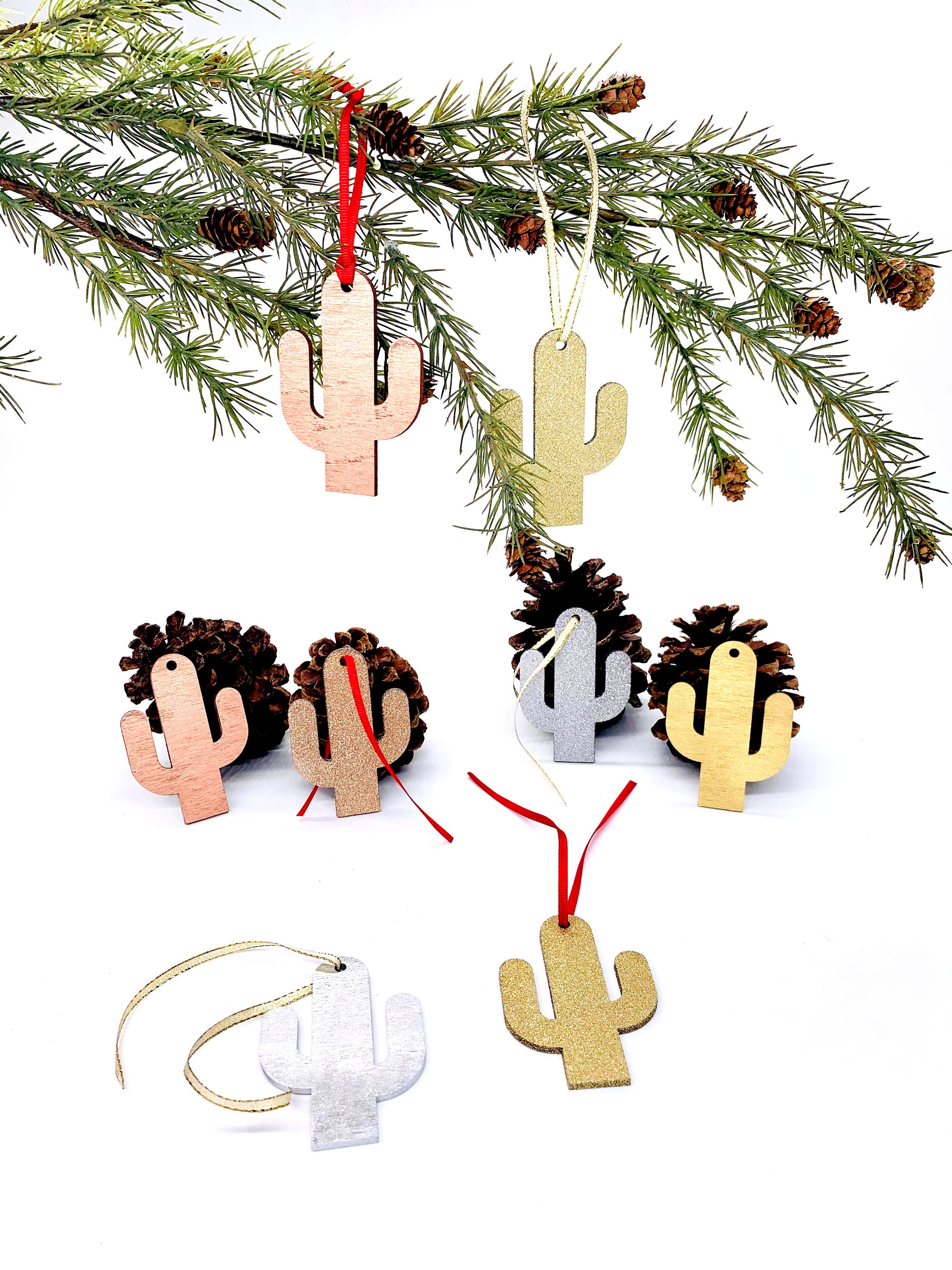 Cactus Ornament 5 Pack / 10 Pack / 25 Pack/ Christmas Ornament ...