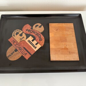 Vintage MCM Mid Century Unique Cheese Board or Tray | COUROC Monterey, California