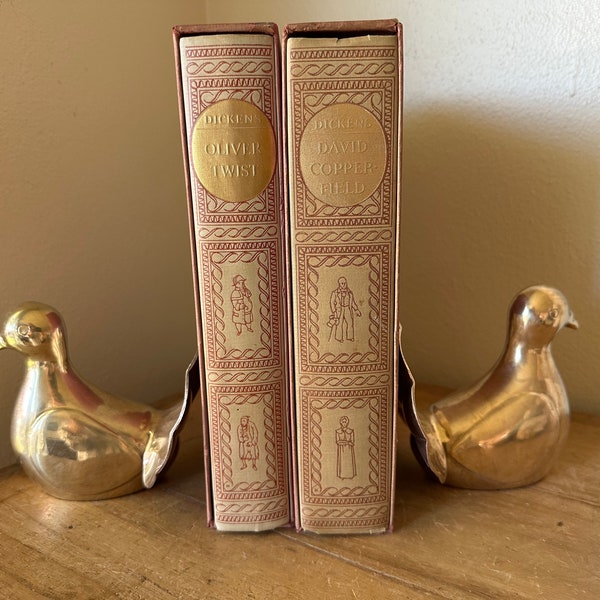 Rare MCM Mid Century Vintage Brass Bird Peacock Book Ends | India