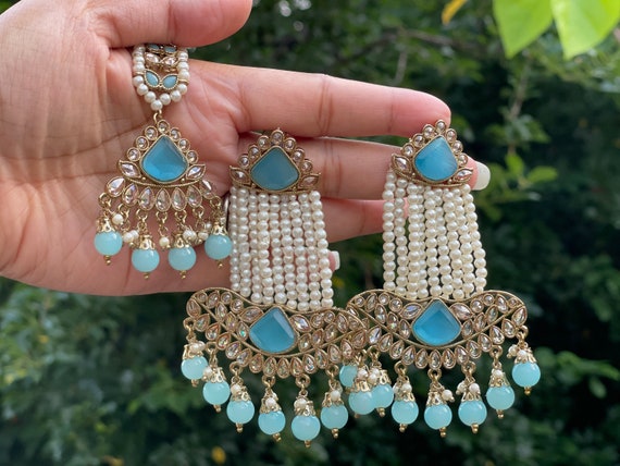 AAFIYA white earring – Phuljhadi