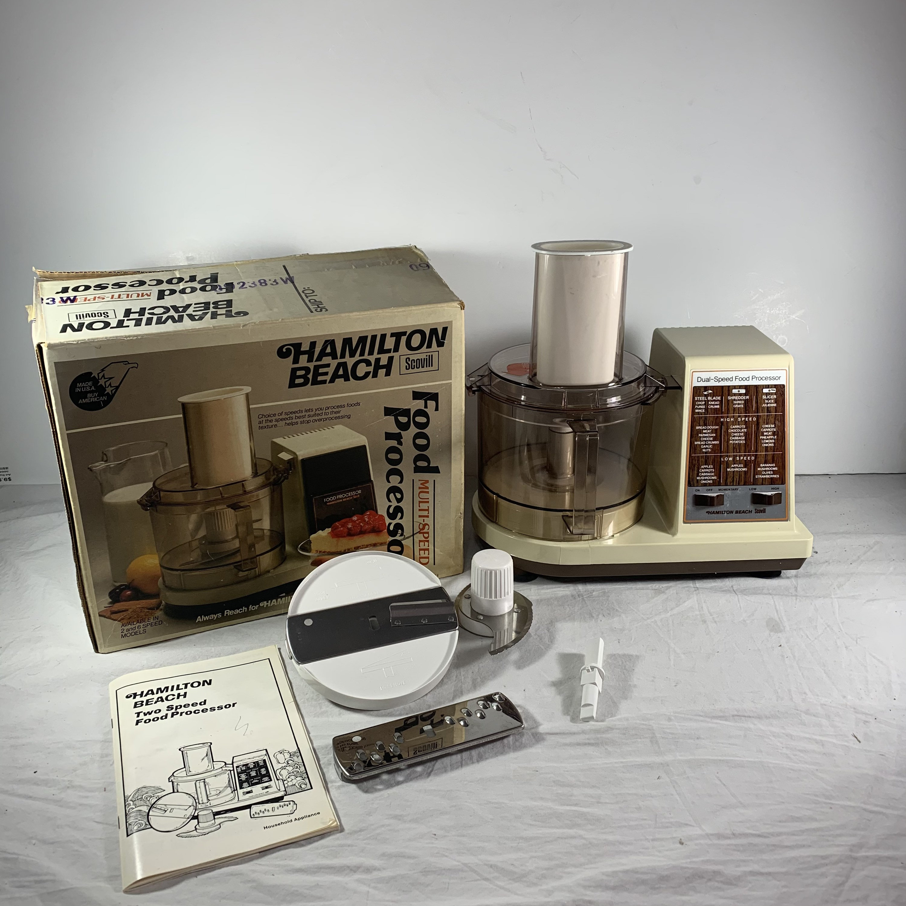 Vintage Hamilton Beach Food Processor 702AL Complete w/ Etsy