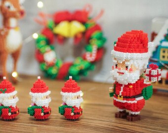 Santa Claus 3D Perler Bead Pattern Tutorial Canada