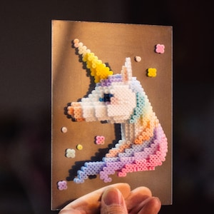 Hama bead designs unicorn 2025