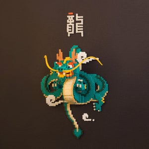 DIY Dragon 3D Perler Bead Pattern Tutorial
