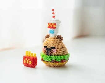 カピバラシリーズ（5個セット） - 3Dパーラービーズパターン