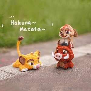 Lion King 3D Perler Bead Pattern Tutorial