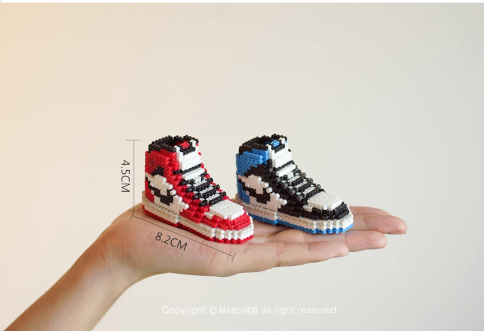 DIY Nike Air Jordan Sneakers 3D Perler Bead Pattern Tutorial Etsy Schweiz