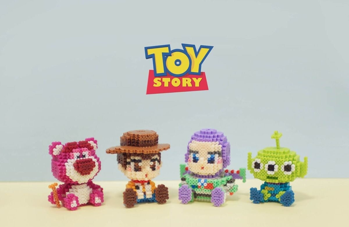 Small Buzz Lightyear Hama Beads Toy Story Alien Perler Beads Israel