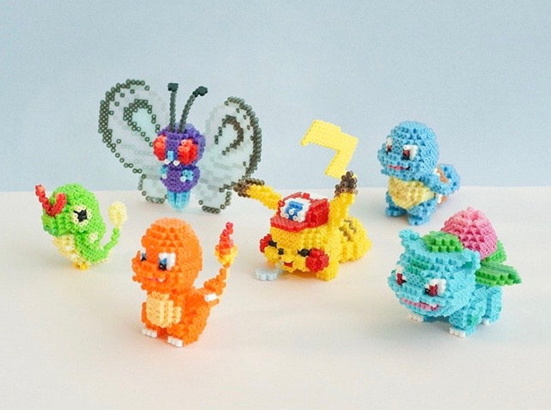 DIY Pokemon 3D Perler Bead Pattern Tutorial Etsy
