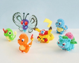 DIY Pokemon 3D Perler Bead Pattern Tutorial