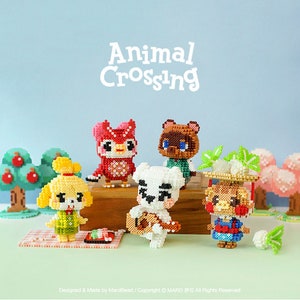 DIY Animal Crossing 3D Perler Bead Pattern Tutorial