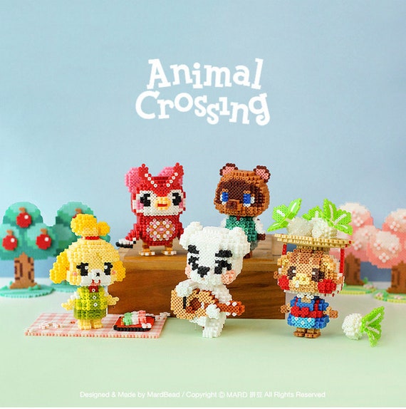 DIY Animal Crossing 3D Perler Bead Pattern Tutorial - Etsy Australia