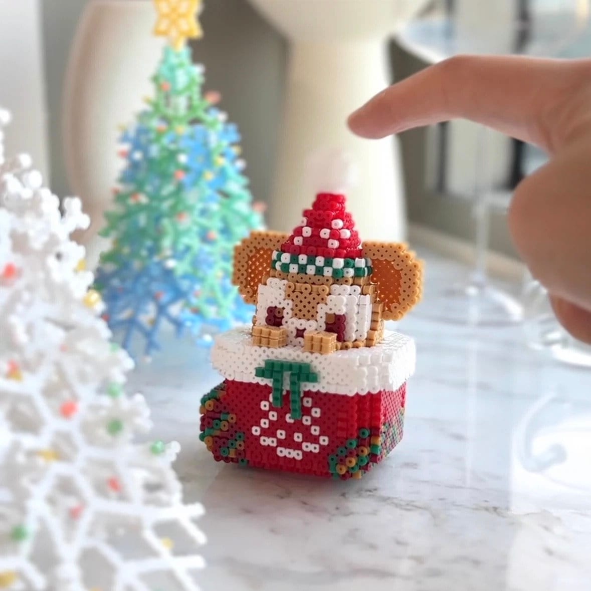 クリスマス hama Interactive Christmas Stocking - Christmas Duffy, Shellie May