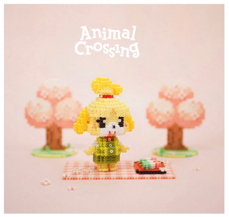 Diy Animal Crossing 3D Perler Bead Pattern Tutoriel | Etsy