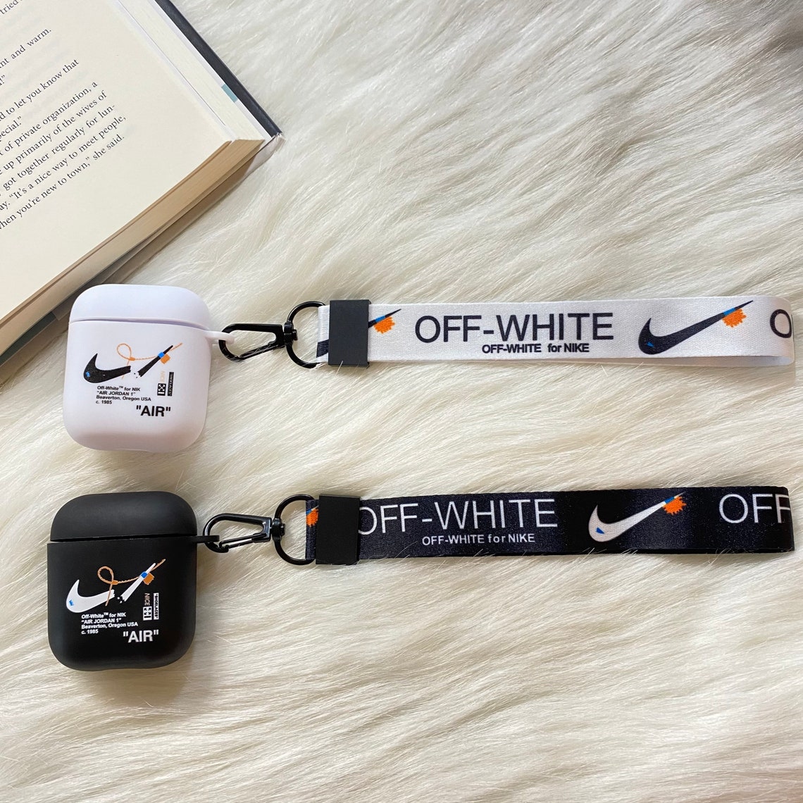 Airpods Case with White-Off Lanyard for Airpods Generation 1 & | Etsy
