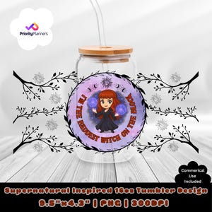 Rowena MacLeod Tumbler Wrap: bovennatuurlijk heksontwerp (digitale png-download)
