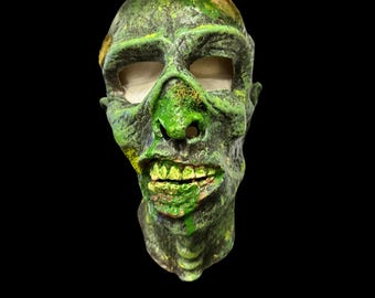 Cheek Chomp Zombie |halloween |face Mask | Fancy Dress