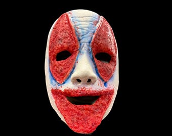 Diamond Face (White and Blue)