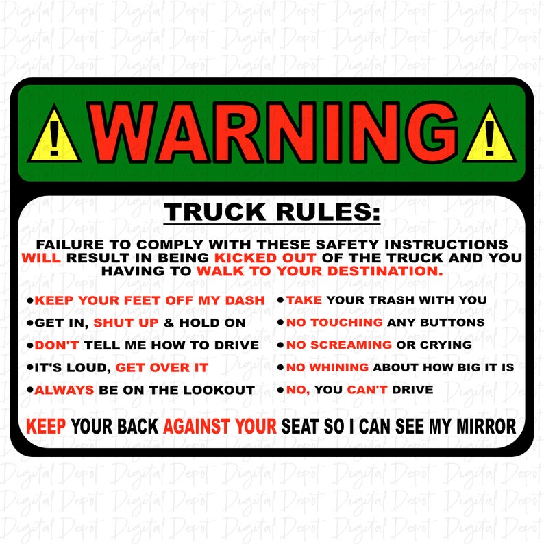 Truck Decal Png Mens Truck Decal Truck Accessories Decals Etsy