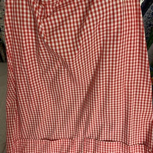 Apron - Red and White Check